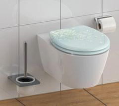 WC sedátko FLOWER IN THE WIND| Duroplast, Soft Close s automatickým klesáním a rychloupínáním