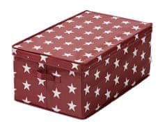 Love It Store It box na vianočné gule , hviezda, tmavo červená