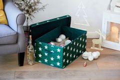 Love It Store It box na vianočné gule , hviezda, tmavo zelená