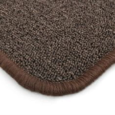 Vidaxl Všívaný koberec, 80x150 cm, hnedý