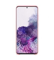 SAMSUNG Silicone Cover pre Galaxy S20 Plus ružový