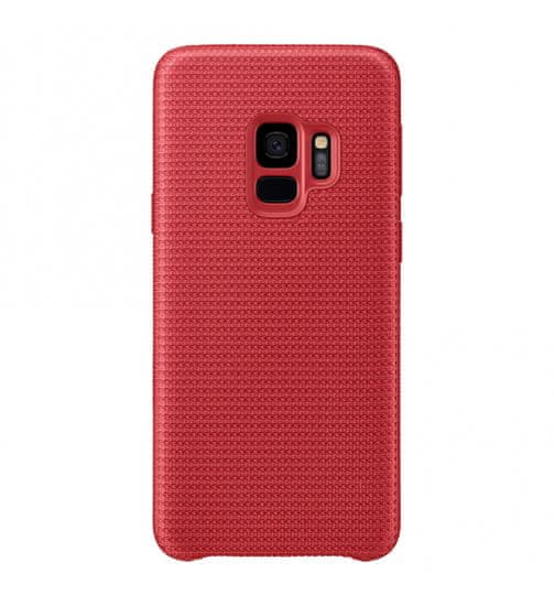 SAMSUNG Látkový kryt pre Galaxy S9 červený