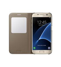 SAMSUNG S-View cover pre Samsung Galaxy S7 zlatý