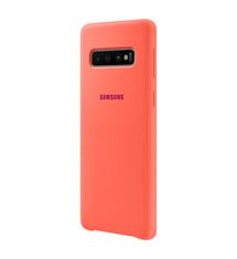 SAMSUNG Silicone Cover pre Galaxy S10 ružový, EF-PG973THEGWW