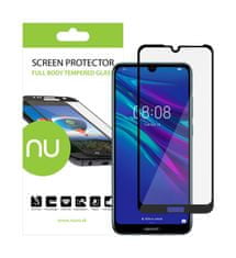 Nuvo Ochranné sklo NUVO na Huawei Y6 2019 čierne, N-SKL-HU-Y6-19-CIE