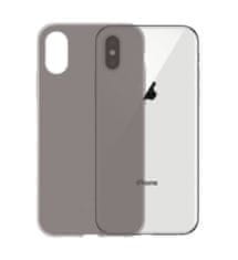 Nuvo Gumené puzdro pre Apple iPhone Xs tmavo šedé