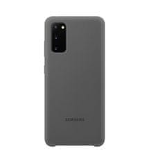 SAMSUNG Silicone Cover pre Galaxy S20 šedý