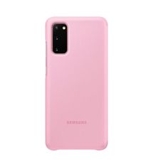 SAMSUNG Clear View Cover pre Galaxy S20 ružový