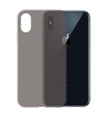 Nuvo Gumené puzdro pre Apple iPhone X, tmavo šedé