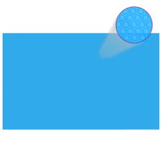 Vidaxl Obdĺžniková bazénová plachta 260 x 160 cm, PE, modrá