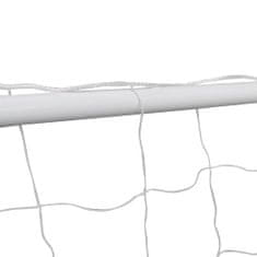 Vidaxl Futbalové bránky so sieťami 2 ks 182x61x122 cm oceľové biele