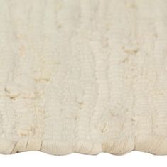 Vidaxl Prestierania 6 ks chindi krémové 30x45 cm bavlnené