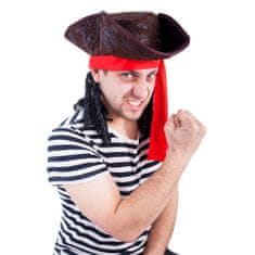 Rappa Klobúk pirát s vlasmi dospelý
