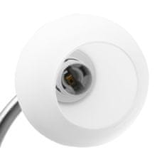 Vidaxl Stropná lampa+keramické tienidlá na 3 žiarovky E14, biela guľa
