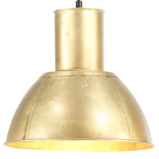 Vidaxl Závesná lampa 25 W, mosadzná, okrúhla 28,5 cm E27