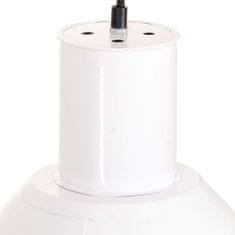 Vidaxl Závesná lampa 25 W, biela, okrúhla 17 cm E27