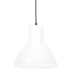 Vidaxl Závesná lampa 25 W, biela, okrúhla 28,5 cm E27