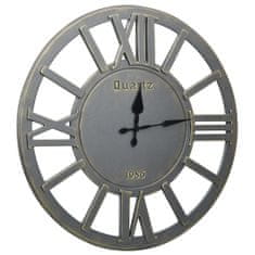 Vidaxl 321469 Wall Clock Grey 60 cm MDF