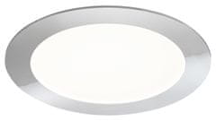 Rabalux LED zápustné stropné svietidlo Lois 12W | 800lm | 4000K | IP44 - priemer 17cm, chróm