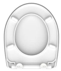 WC prkénko ROUND DIPS | Duroplast HG, Soft Close s automatickým klesáním