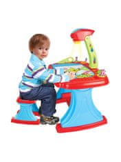 Baby Mix Detská obojstranná tabuľa s projektorom a stoličkou + príslušenstvo 93 ks