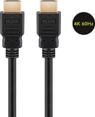 Goobay High Speed HDMI kábel s Ethernetom, Series 2.0b, 5 m, čierny - HDMI-A (M) > HDMI-A (M); 44505