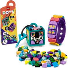 LEGO DOTS 41945 Neonový tiger - náramok & ozdoba na tašku