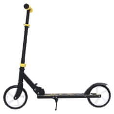 Vidaxl 2-kolesová detská kolobežka s nastaviteľnými riadidlami žltá