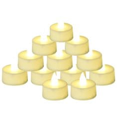 Vidaxl Elektrické čajové sviečky bez plameňa LED 50 ks teplé biele