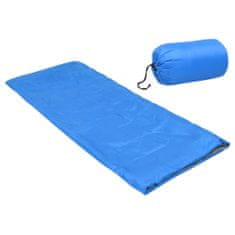 Vidaxl Ľahký detský spací vak, obdĺžnikový, modrý, 670 g, 15°C