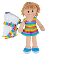 Bigjigs Toys Látková bábika Michelle 34 cm