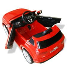Vidaxl Elektrické autíčko Audi Q7, červené, 6 V