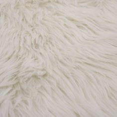 Vidaxl Koberec umelá ovčia koža biely 60x90 cm