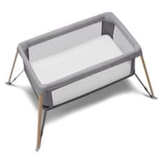 Folding bed MOVI grey wood