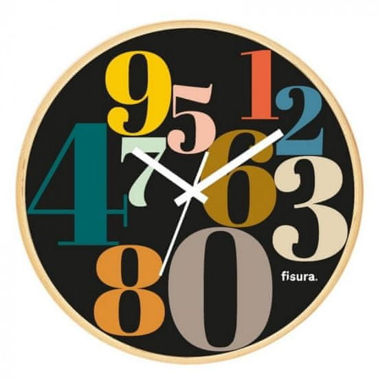 Fisura Numbers nástenné hodiny, 30 cm