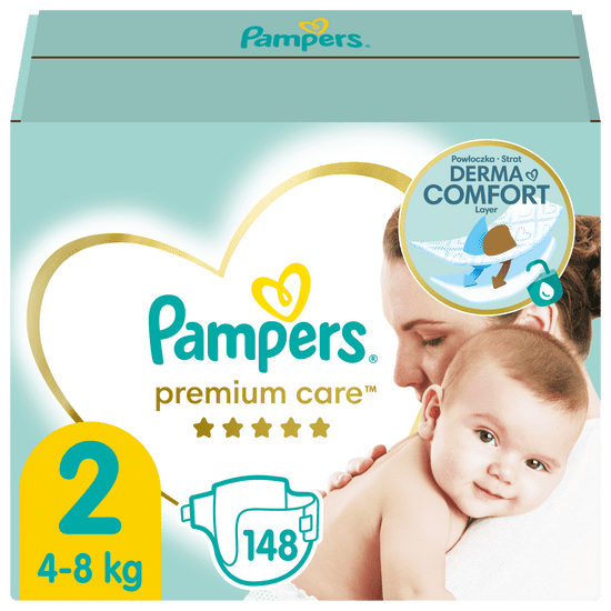 Pampers Pampers Premium Care, Veľkosť 2 Plienka 148x, 4kg-8kg