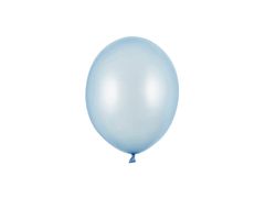 PartyDeco Balóny metalické baby blue 12cm 100ks