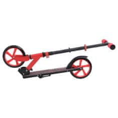 Vidaxl 2-kolesová detská kolobežka s nastaviteľnými riadidlami červená