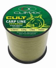 Climax Vlasec CULT Carp Line Extreme 1500m/0,28mm/5,8kg - zelený