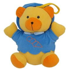 Baby Mix Detská plyšová hračka s hracím strojčekom medvedík modrý