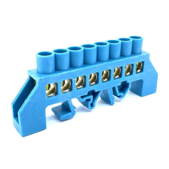Tracon Electric Mostík N modrý 8P 10,5x28x7mm / L1=79mm