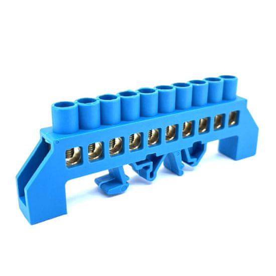 Tracon Electric Mostík N modrý 10P 12,6x39x7mm / L1=100mm