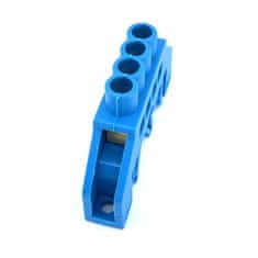 Tracon Electric Mostík N modrý 4P 10,5x35x5mm / L1=49mm 3 ks