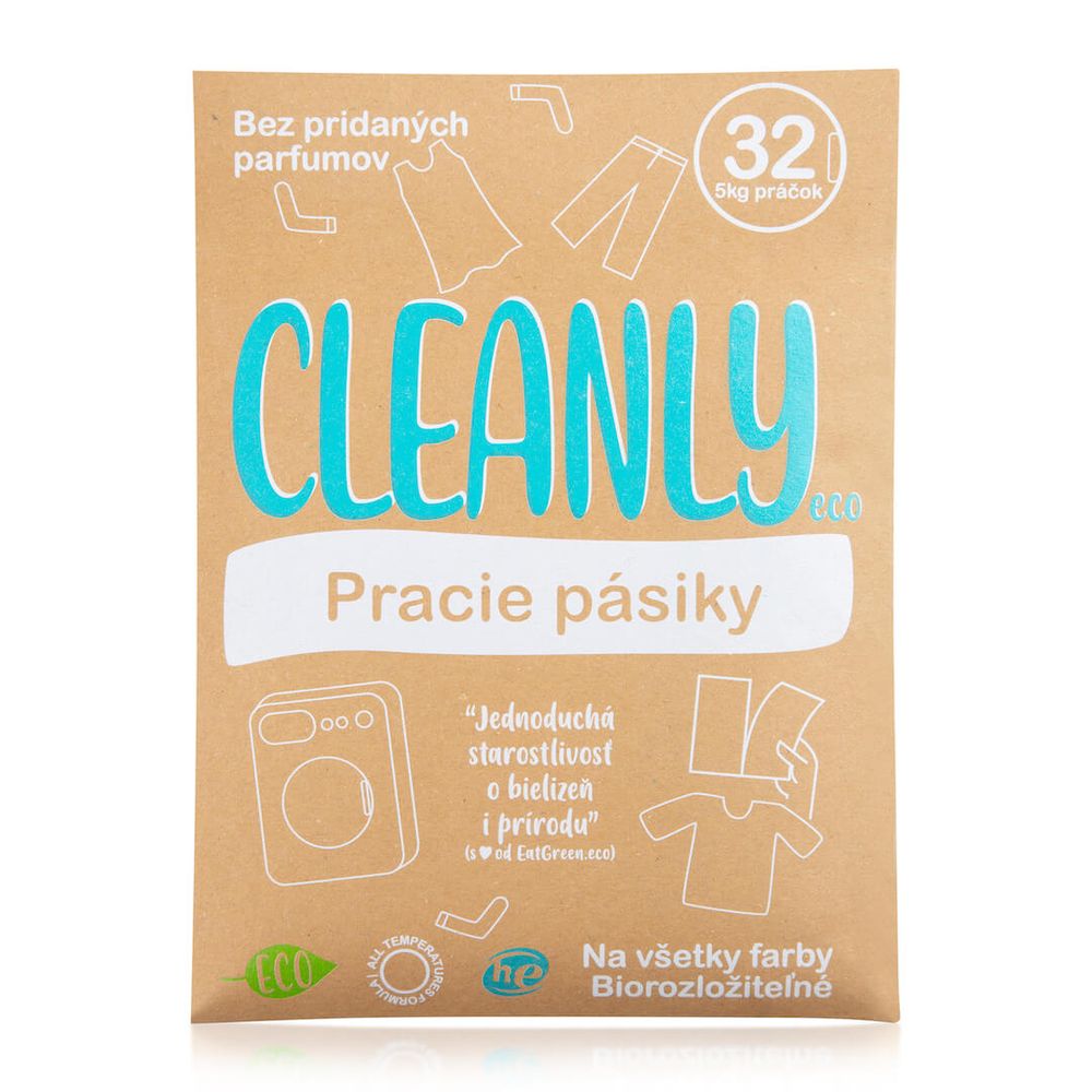 CleanlyEco Pracie pásiky 32 praní