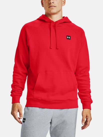 Under Armour Mikina Rival Fleece Hoodie-RED