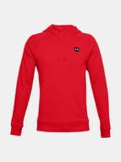 Under Armour Mikina Rival Fleece Hoodie-RED S