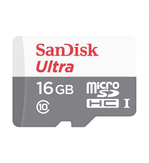 SanDisk microSDHC karta 16GB class 10 bez adaptéra, SDSDQL-16GBB
