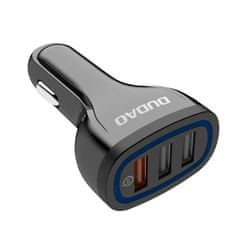 DUDAO nabíjačka do auta Quick Charge Quick Charge 3.0 QC3.0 2.4A 18W 3x USB (R7S) - Biela KP14092