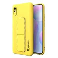 WOZINSKY Wozinsky puzdro Kickstand pre Xiaomi Redmi Note 9S/Redmi Note 9 Pro - Žltá KP11636