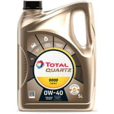 Total Motorový olej Quartz Energy 9000 0W-40 5L.